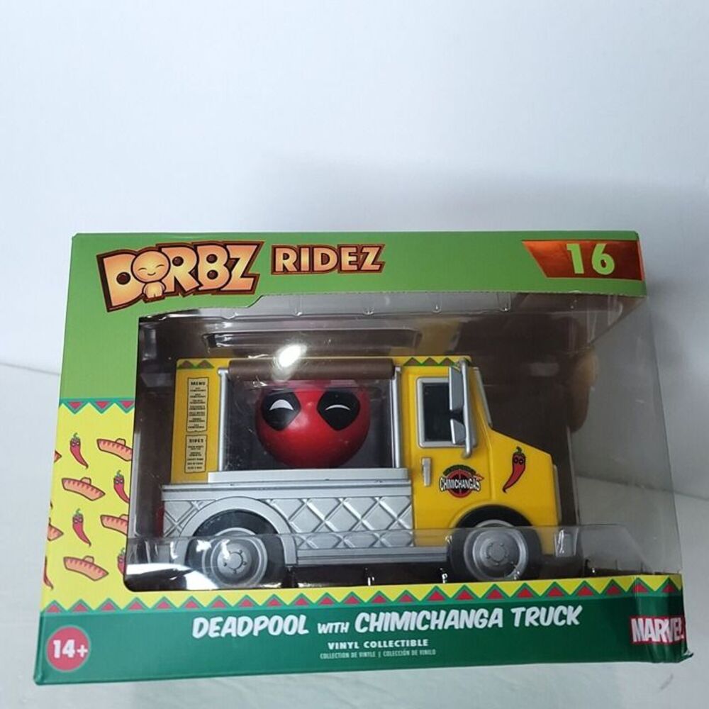Funko Dorbz Ridez: Marvel Deadpool Chimichanga Delivery Truck #16 Corner Dent